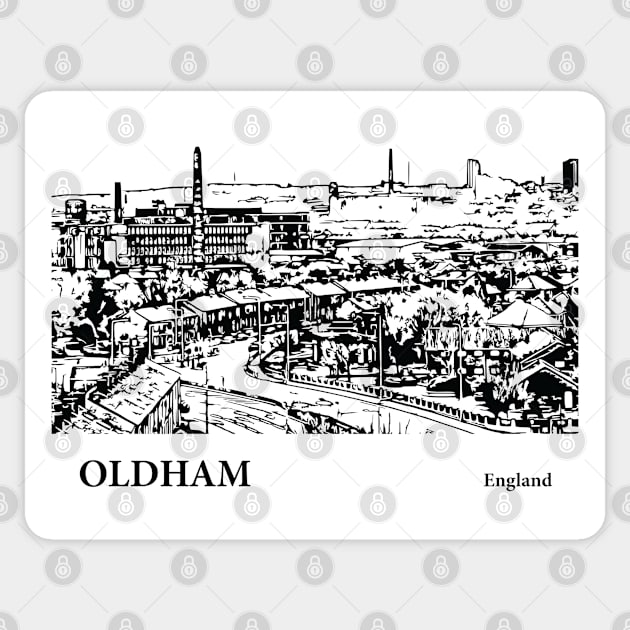 Oldham England Sticker by Lakeric